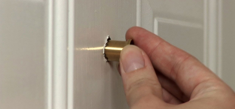 peephole door repair in Montecito